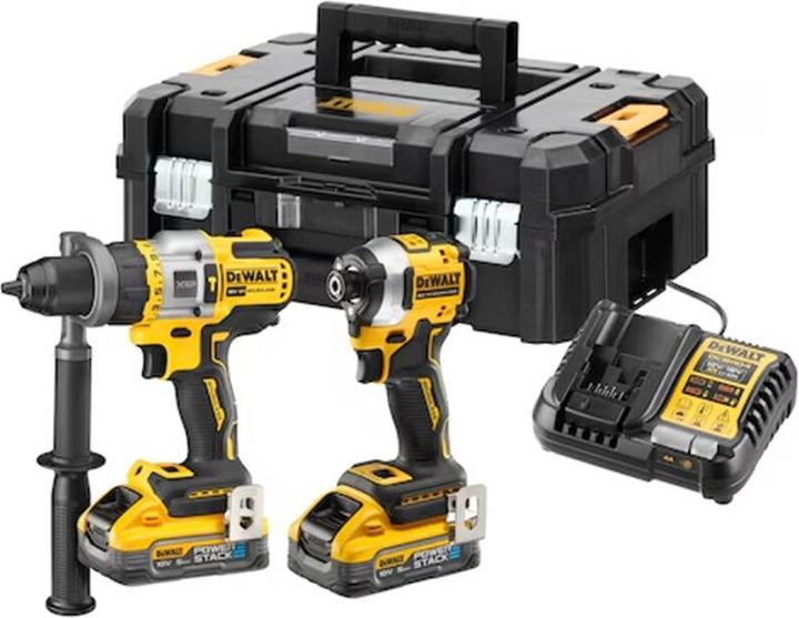 Produktbild DeWalt COMBO KIT 18V DCK2052H2T (DCD805+DCF850) 2x5.0Ah POWERSTACK TSTAK (2 Teile)