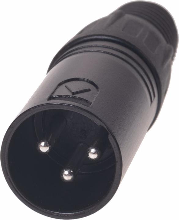 Actual product image Bemero XLR connector BC1001BK-M