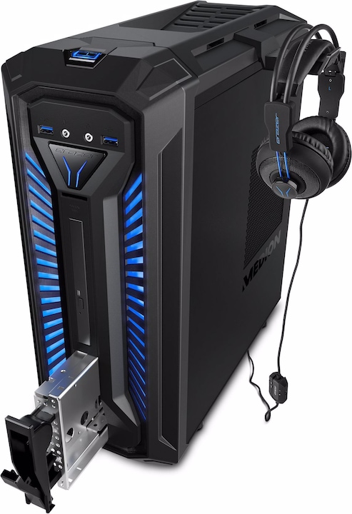 Actual product image Medion Erazer X67122, Intel i5-9400 (Intel Core i5-9400, 16 GB, GeForce GTX 1660 Ti)