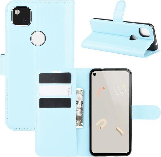 Actual product image MU Classic Litchi Leather Bookcover Series (Google Pixel 4a)