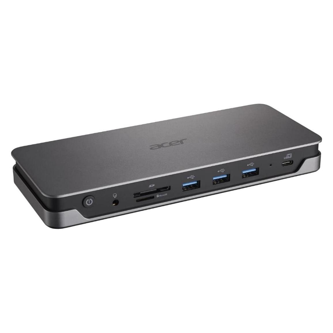 Acer USB Type-C docking station (USB-C, 4 Ports), Dockingstation + USB Hub, Schwarz
