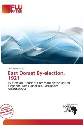 Actual product image East Dorset By-election, 1921 (2011)