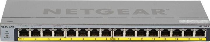 Image du produit Netgear Commutateur 16x GE GS116LP-100EUS non administrable (16 ports)