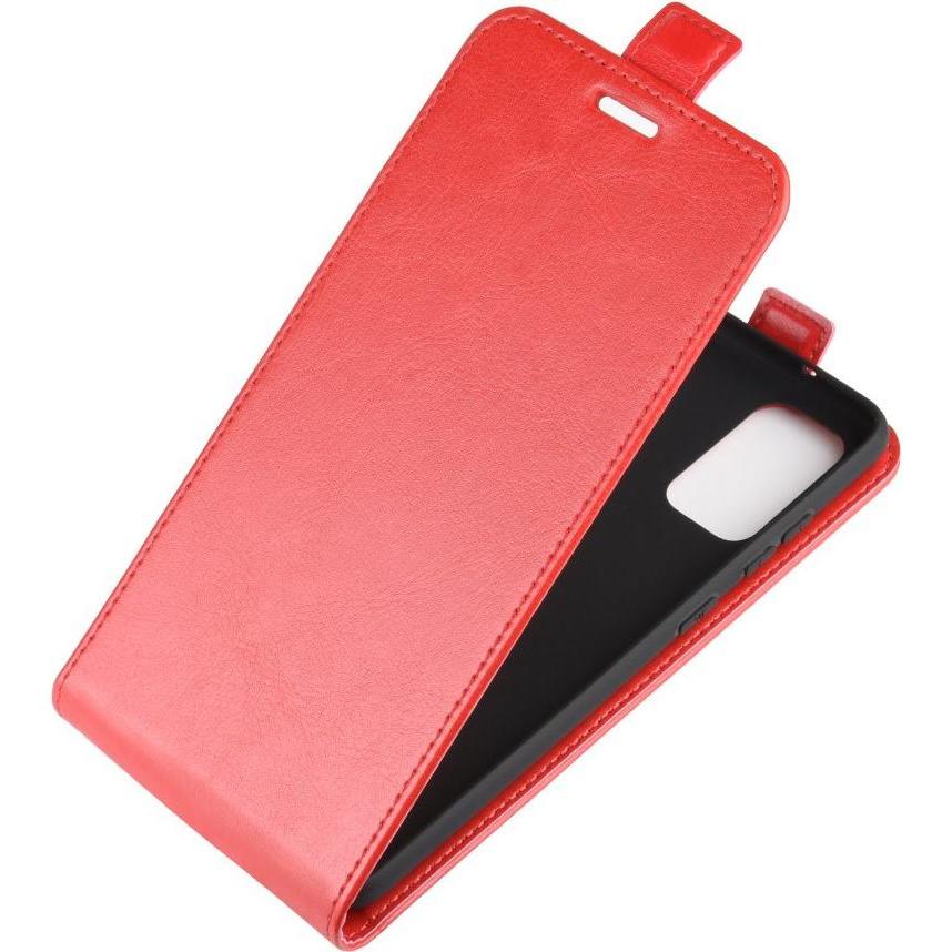 Thumbnail - Cover-Discount Galaxy S20+ Plus - Klassisches Leder Flip Case vertikal rot (Samsung Galaxy S20+), Smartphone Hülle, Rot