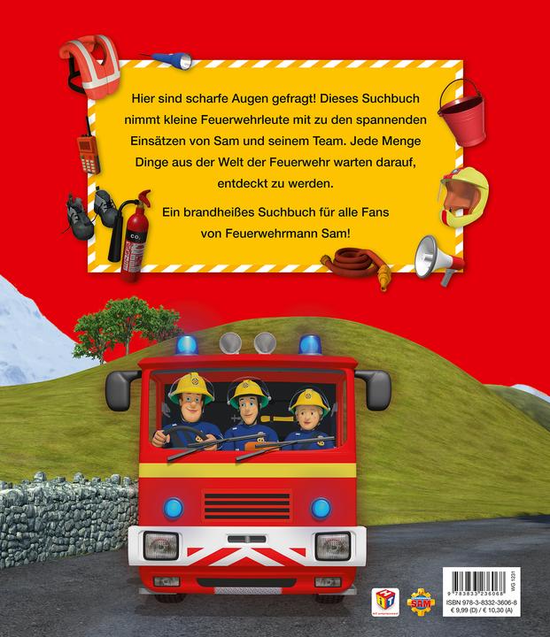 Produktbild Panini Feuerwehrmann Sam: Mein Wimmel-Suchbuch mit Feuerwehrmann Sam (Deutsch, Eva-Regine Rauch, Nicole Hoffart, 2018)