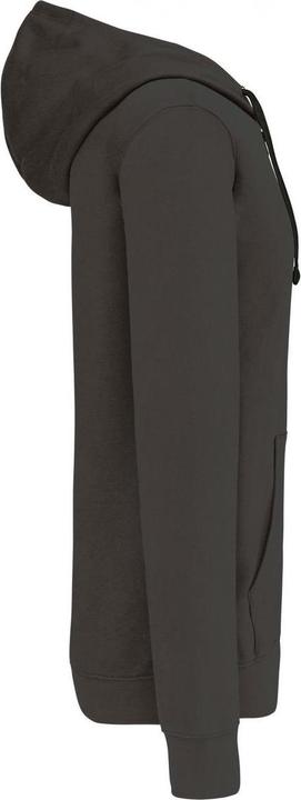 Immagine prodotto Kariban Felpa con cappuccio e zip a contrasto (XL)