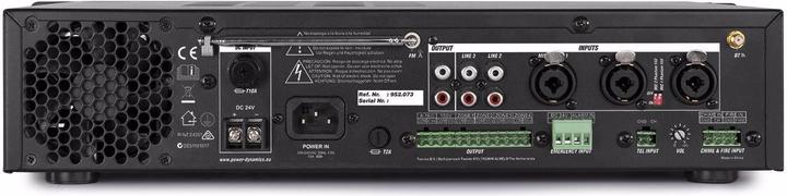 Actual product image Power Dynamics PDV360MP3 4-zone mixer (Power amplifier)