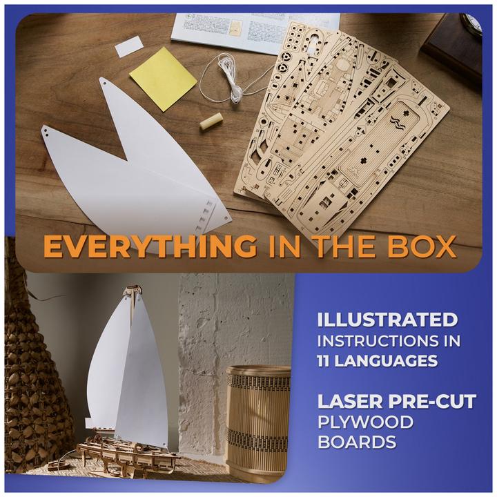 Produktbild Ugears 70193 Ocean Beauty Yacht - Ocean Beauty Yacht