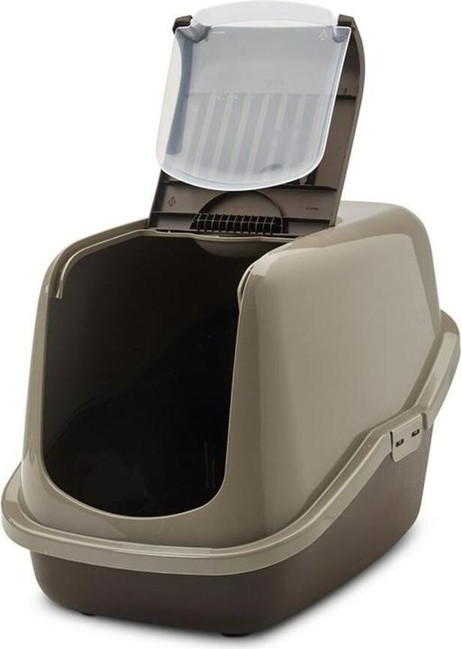 Actual product image Savic Nestor Cat Litter Box 56 x 39 x 38,5 brown (Cat litter box closed)