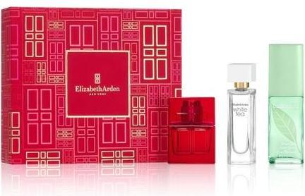Image du produit Elizabeth Arden Coffret 3 pièces Prestige Fragrance Porte rouge Thé vert Thé blanc Parfum de luxe