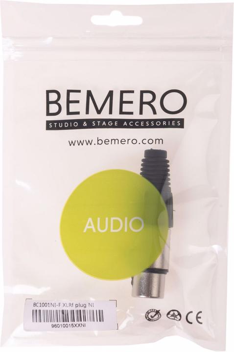 Produktbild Bemero XLR-Stecker BC1001NI-F