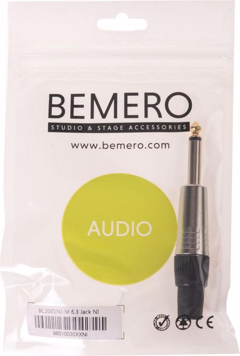 Image du produit Bemero Prise jack BC2001NI-M