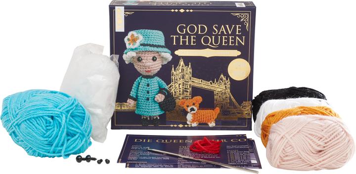 Produktbild Topp Häkelset "God save the Queen"