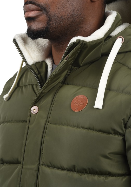 Immagine prodotto Blend Frederico Giacca Invernale Giaccone All'Esterna Con Fodera D'Orsacchiotto Da Uomo Con Cappucci (3XL)