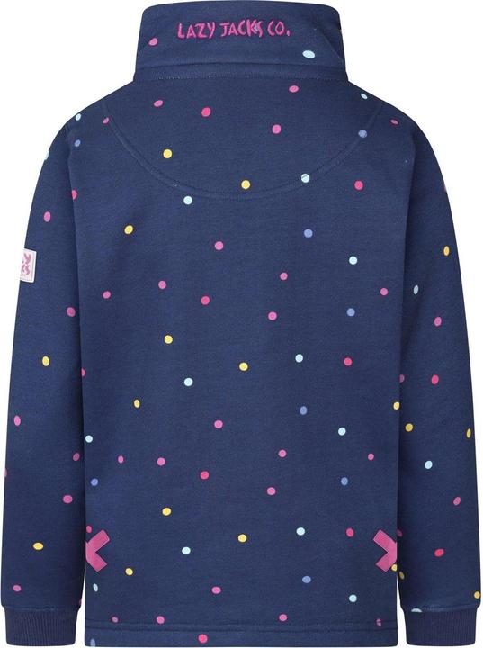 Produktbild Lazy Jacks Sweatshirt Mädchen mit kurzem Reissverschluss (116)