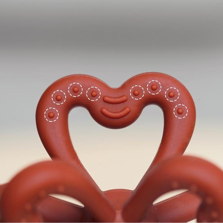 Actual product image Haakaa Silicone Clover Teether - Copper