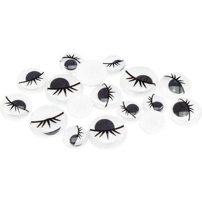 Brewis, Ciglia finte, Bewegliche Augen mit Wimpern 16 Stk (Ciglia artificiali)