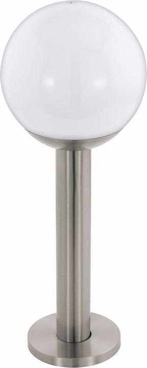 Image du produit EGLO NISIA-C Lampe de socle acier inoxydable/blanc (806 lm, E27, IP44)