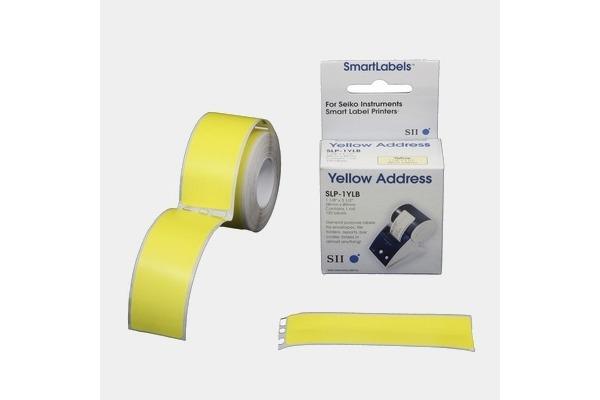 Produktbild Seiko SLP-1YLB, Adressetiketten, 1 Rolle à 130 Etiketten (2.80 cm)