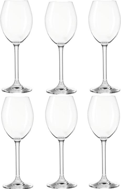 Montana Weissweinglas Pure 250 ml, 6 Stück, Transparent (25 cl, 6 Gläser, Weissweingläser)