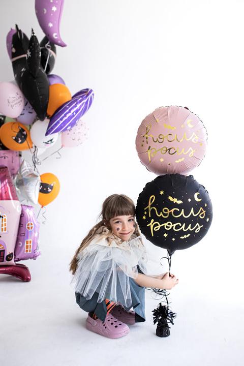 Immagine prodotto Partydeco Palloncino Hocus Pocus in foil rosa Streghe e festa di Halloween