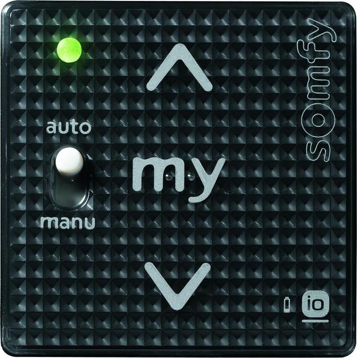 somfy 1811102 Émetteur mural radio Smoove A/M IN io Black Shine 1 canal (émetteur portatif)
