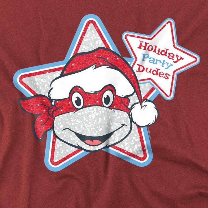 Produktbild Teenage Mutant NT Holiday Party Dudes TShirt weihnachtliches Design (M)