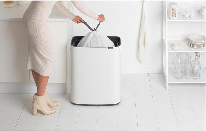 Productafbeelding Brabantia Kringloopbak Bo Touch Bin 60 liter, wit (60 l)
