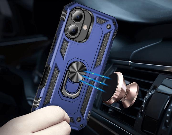 Produktbild Cover-Discount iPhone 16 - Robustes Back Cover mit Kickstand (Apple iPhone 16)