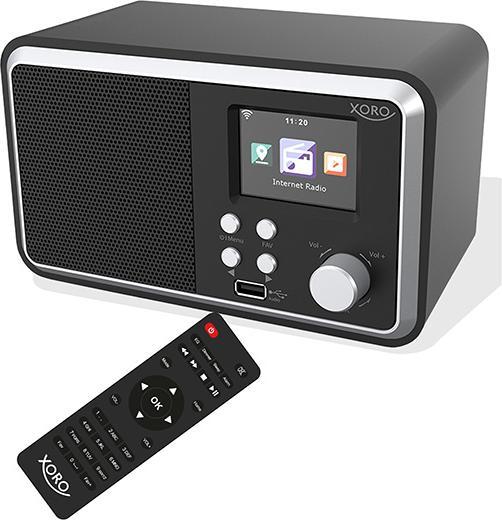 Xoro DAB 300 IR, Internet Radio, DAB+,BT,USB,UPnP, Schwarz (Webradio, DAB+ DAB, FM, Bluetooth, WiFi)