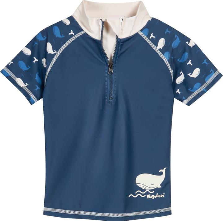 Image du produit Playshoes Ensemble maillot de bain UV manches courtes baleine marine taille 122/128 (122, 128)