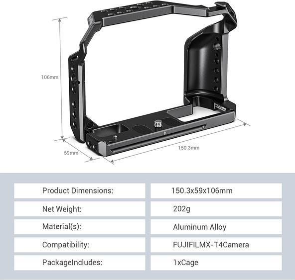 Produktbild SmallRig 2808 Cage fÃ¼r FUJIFILM X T4 Camera (Cage)