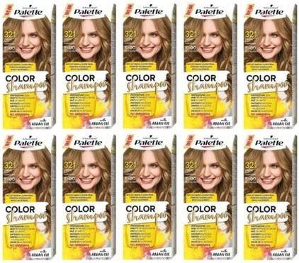 Schwarzkopf Palette Color Shampoo Hair Color 8-00 321 Medium Blonde