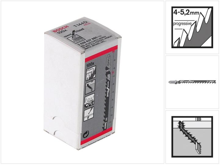 Productafbeelding Bosch Professional Zubehör T 144 D, pak van 100