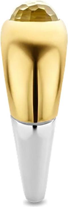Image du produit Ti Sento Milano Bague avec Crystal jaune doré bicolore 12173TY (56, Argent 925)