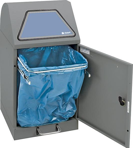 Actual product image kaiserkraft Recyclable waste collector system, foot-operated access flap (45 l)