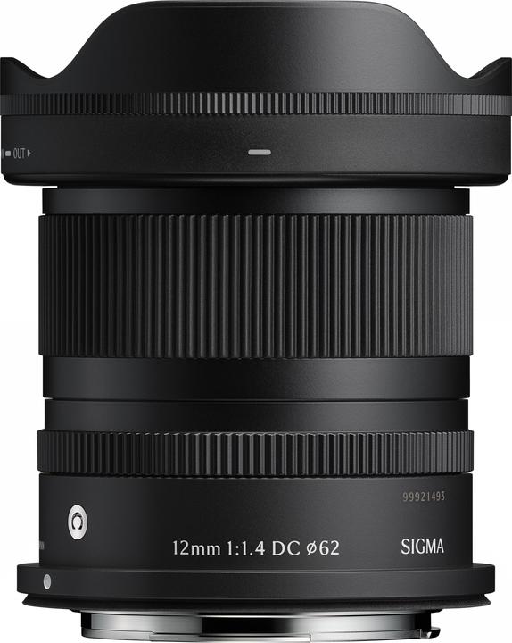 Produktbild Sigma 12mm F1,4 DC | Contemporary (Canon RF) (Canon RF, APS-C / DX)