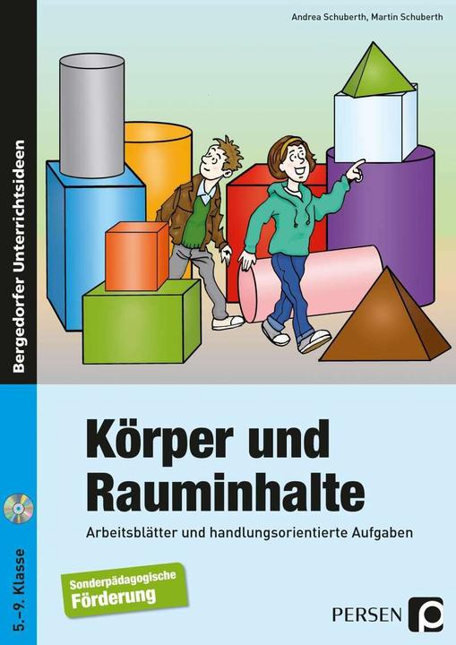 Produktbild Körper und Rauminhalte (Deutsch, Andrea Schuberth, Martin Schuberth, 2022)