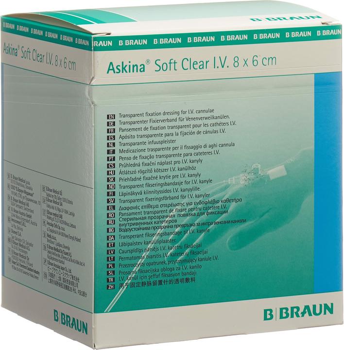 Produktbild Askina Soft Clear I.V. Kanülenfixier 6x8cm (50 x)