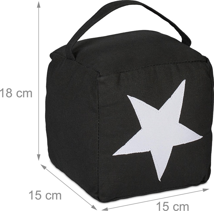 Actual product image Relaxdays 2x door stop (2 Piece, 15 x 15 x 18 cm)
