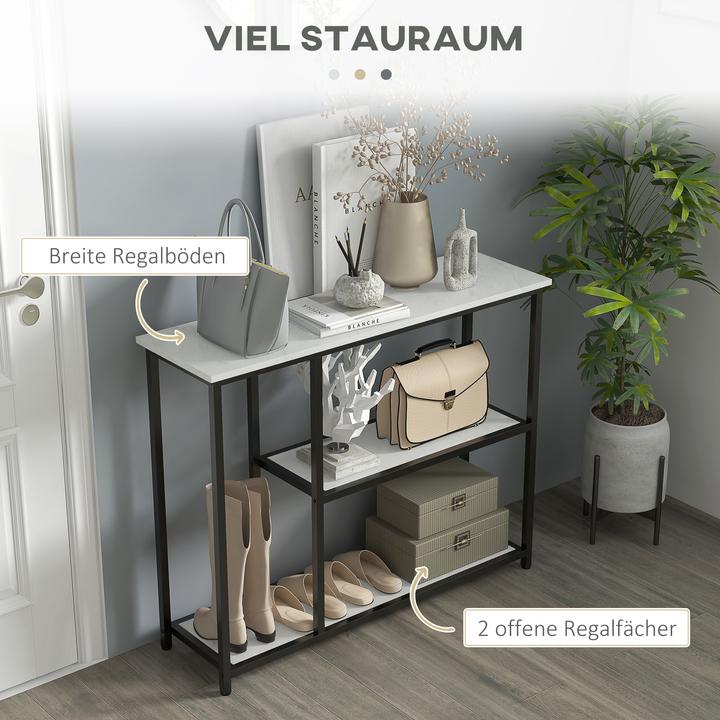 Image du produit Homcom Table console (100 x 30 x 80 cm)