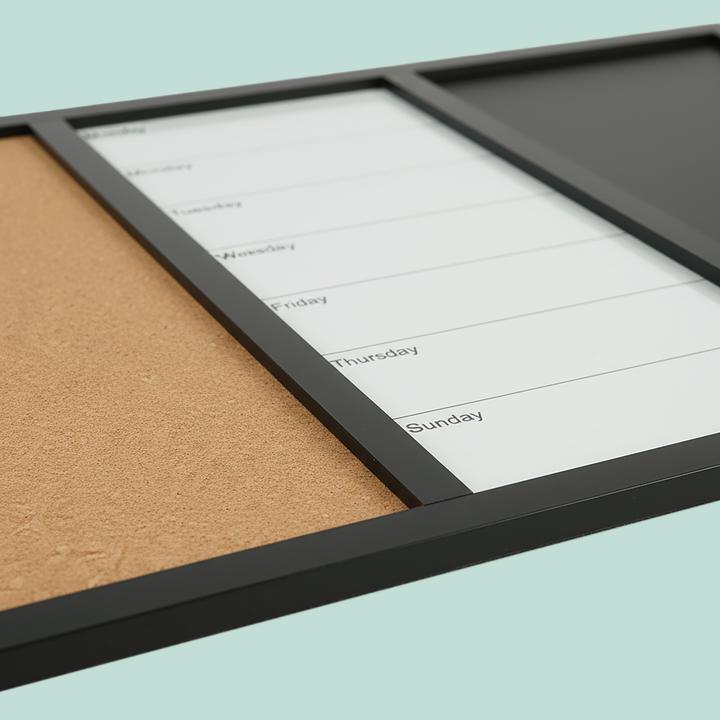 Productafbeelding Relaxdays Kombitafel 3in1 Magnettafel-Set (40 x 60 x 2 cm)