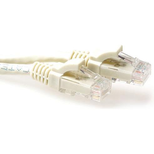 ACT Ivory 30 meter U/UTP CAT6 patch cable snagless with RJ45 connectors. Cat6 u/utp snagless iv 30.00m (U/UTP, CAT6, 30 ...