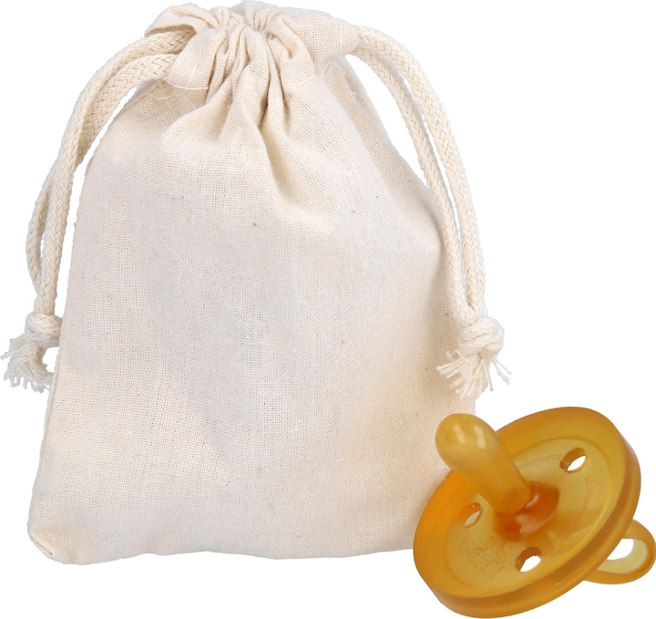 BabyFrank GOLDI teat natural shape oval S 0-6 months soother, 1 pc. teat (1 x, up to 6 M.)