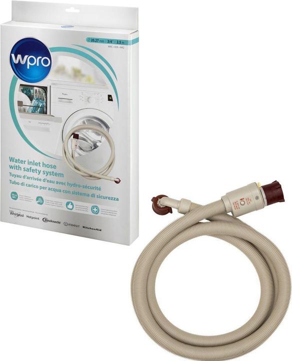 Produktbild Bauknecht Wpro Wasserstopp-Zulaufschlauch 2,5m