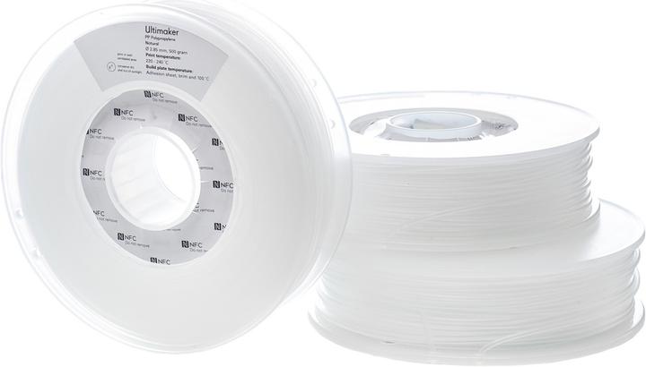 Actual product image Ultimaker 3 PP filament (PP, 2.85 mm, 500 g, Transparent)