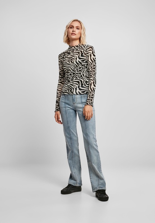 Immagine prodotto Urban Classics Donna AOP Mesh Turtleneck Longsleeve (4XL)