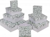 Ootb Weisse Geschenkkartonage, Eukalyptus (8x)