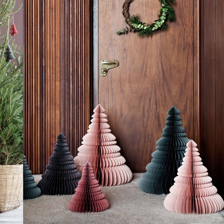 Broste Copenhagen Christmas Paper Christmas tree set of 3