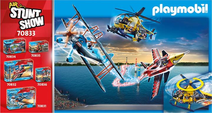 Produktbild Playmobil Air Stuntshow Filmcrew-Helikopter (70833, Playmobil Stuntshow)